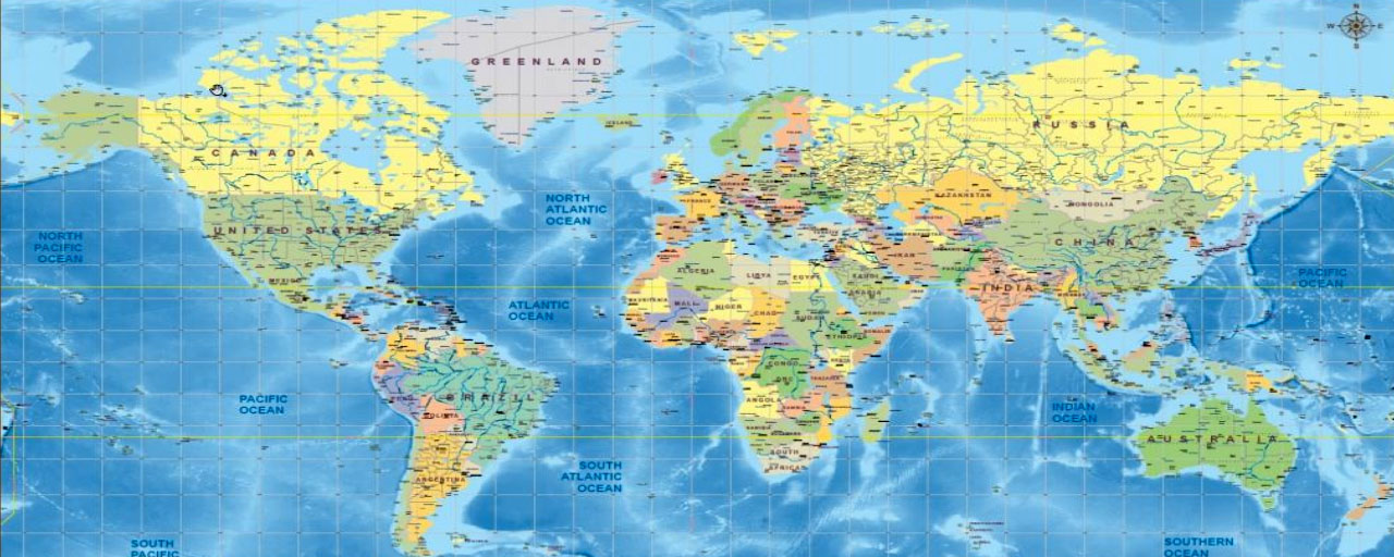 Dünya haritaları seti